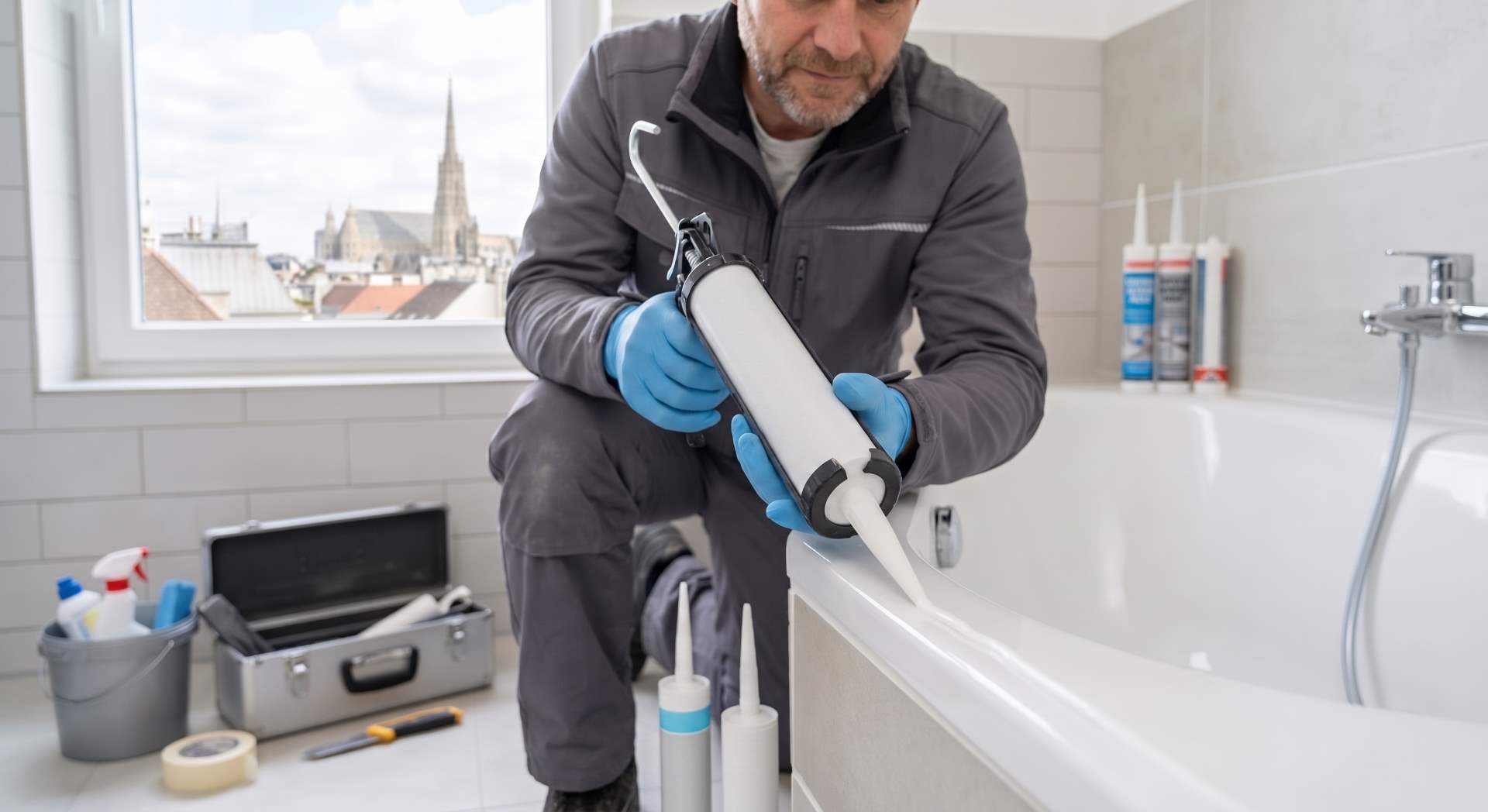 Silikonfugen erneuern in Wien