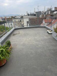 Dachterrasse Ausgangszustand vor der Verlegung 1030 Wien